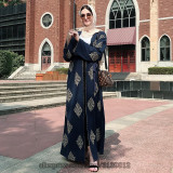 Open Dubai Abaya Kimono Cardigan Muslim Hijab Dress Kaftan Abayas Islamic Clothing