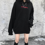 Fall Spring Women Letter Sweatshirts High Street Harajuku Cute Hoodies