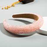Baroque Full Crystal Hair Bands For Women Luxury Padded Diamond Headband Baroque Full Crystal Hair Bands For Women Luxury Padded Diamond Headband