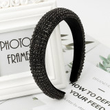 Baroque Full Crystal Hair Bands For Women Luxury Padded Diamond Headband Baroque Full Crystal Hair Bands For Women Luxury Padded Diamond Headband