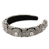 Baroque Full Crystal Hair Bands For Women Luxury Padded Diamond Headband Baroque Full Crystal Hair Bands For Women Luxury Padded Diamond Headband