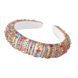 Baroque Full Crystal Hair Bands For Women Luxury Padded Diamond Headband Baroque Full Crystal Hair Bands For Women Luxury Padded Diamond Headband