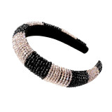 Baroque Full Crystal Hair Bands For Women Luxury Padded Diamond Headband Baroque Full Crystal Hair Bands For Women Luxury Padded Diamond Headband