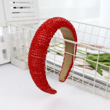 Baroque Full Crystal Hair Bands For Women Luxury Padded Diamond Headband Baroque Full Crystal Hair Bands For Women Luxury Padded Diamond Headband