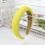 Baroque Full Crystal Hair Bands For Women Luxury Padded Diamond Headband Baroque Full Crystal Hair Bands For Women Luxury Padded Diamond Headband