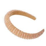 Baroque Full Crystal Hair Bands For Women Luxury Padded Diamond Headband Baroque Full Crystal Hair Bands For Women Luxury Padded Diamond Headband