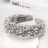 Baroque Full Crystal Hair Bands For Women Luxury Padded Diamond Headband Baroque Full Crystal Hair Bands For Women Luxury Padded Diamond Headband