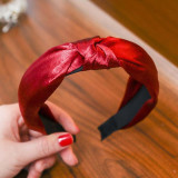 Plaid Cotton Hair Accessories Knotted Hair Band for Women Headbands Hairbands Headwear