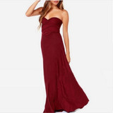 Sexy Women Multiway Wrap Convertible Boho Maxi Club Red Dress Bandage Long Dress Sexy Women Multiway Wrap Convertible Boho Maxi Club Red Dress Bandage Long Dress