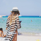 Sexy Beach Dress Swimwear Women Beach Cover Up Cardigan Swimwear Bikini Cover ups