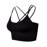 Sexy Cross Straps Gym Sports Bra For Women Wireless Yoga Fitness Sexy Cross Straps Gym Sports Bra For Women Wireless Yoga Fitness