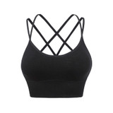 Sexy Cross Straps Gym Sports Bra For Women Wireless Yoga Fitness Sexy Cross Straps Gym Sports Bra For Women Wireless Yoga Fitness