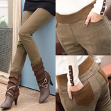 Women Pencil Pants high waist Skinny