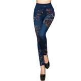 Fashion Slim Women Leggings Faux Denim Jeans Leggings