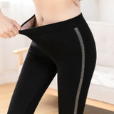 Leggings Women Winter Sexy Side Stripes Sporting Fitness Leggings