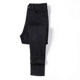 Winter Warm Jeans Woman High Waist Casual Velvet Ladies Trousers