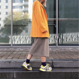 Black Platform Sneakers Women Shoes Spring Mesh Med Heels Shoes