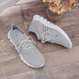 Sneakers Women Lace Up Platform Shoes Breathable Mesh Sneakers Woman