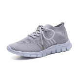 Sneakers Women Lace Up Platform Shoes Breathable Mesh Sneakers Woman
