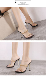 High Heels Women Pumps Ladies Sexy Woman Shoes Sandals Fashion Metal Party