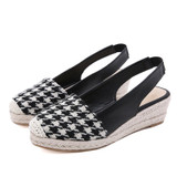 Women's Wedges Pumps Buckle Platform Ladies Fashion Shoes Women