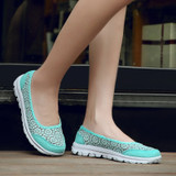 Women Sneakers Platform Casual Shoes Woman Flats Slip on Lace Loafers