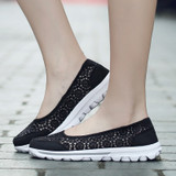 Women Sneakers Platform Casual Shoes Woman Flats Slip on Lace Loafers