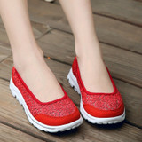 Women Sneakers Platform Casual Shoes Woman Flats Slip on Lace Loafers