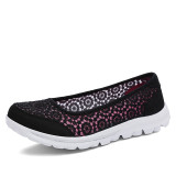 Women Sneakers Platform Casual Shoes Woman Flats Slip on Lace Loafers