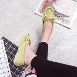 Shoes Women 100% Genuine Leather Women Flat Shoes Casual Loafers