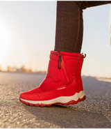 Women boots winter shoes warm plush women snow boots waterproof non-slip winter boots