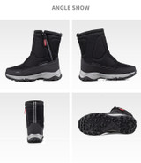 Women boots winter shoes warm plush women snow boots waterproof non-slip winter boots