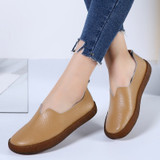 Women Flats Genuine Leather Shoes Woman Casual Loafers