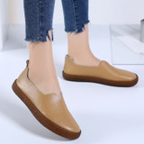 Women Flats Genuine Leather Shoes Woman Casual Loafers