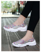 Womens Shoes Flats Fashion Sneakers Breath Casual Shoes Female