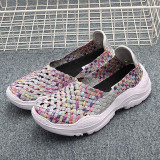 Womens Shoes Flats Fashion Sneakers Breath Casual Shoes Female