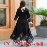 3XL-9XL Large size Women Lace Dress Summer Spring Casual Plus Size 2019 Dress