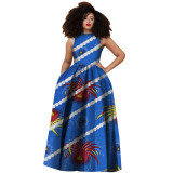 Summer Lace Print Dresses Women Custom Clothing Bazin Riche Dashiki African Wax Dresses Summer Lace Print Dresses Women Custom Clothing Bazin Riche Dashiki African Wax Dresses