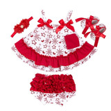 Summer Style Baby Swing Top Rose Baby Girls Clothing Set Infant Ruffle Outfits Bloomer Headband Newborn Girl Clothes Sets Summer Style Baby Swing Top Rose Baby Girls Clothing Set Infant Ruffle Outfits Bloomer Headband Newborn Girl Clothes Sets
