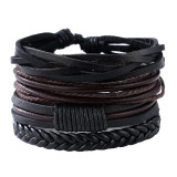 Retro Style Leather Bracelet Men's Bracelets For Men Pulseira Masculina Charm Jewelry Handmade Bracelet Retro Style Leather Bracelet Men's Bracelets For Men Pulseira Masculina Charm Jewelry Handmade Bracelet