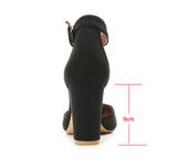 Pumps Women Shoes Sandal High Quality Flock Slip-On