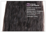 Allove Peruvian Yaki Straight Human Hair Weave Bundles Natural Color Double Machine Weft Hair Extensions