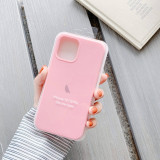 With LOGO Official Silicone Case For iphone 7 8 6S 6 Plus 11 12 Pro X XS MAX XR SE phone Case on Apple iphone 12mini 12pro Cover