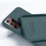 For Samsung A50 A70 A51 A71 S8 S9 S10E S20 FE Plus Liquid Silicone Soft Case Cover For Galaxy Note 8 9 Plus A20 A30 A40 S7 Edge