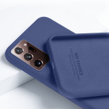 For Samsung A50 A70 A51 A71 S8 S9 S10E S20 FE Plus Liquid Silicone Soft Case Cover For Galaxy Note 8 9 Plus A20 A30 A40 S7 Edge