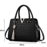 Fashion Alligator leather women handbags famous designer brand bags Luxury Ladies Hand Bags And Purses Messenger shoulder bags