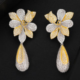 GODKI Luxury 4PCS Flowers Nigerian Jewelry Set For Women Wedding Engagement Party Cubic Zircon Dubai Bridal jewelry Set 2020 GODKI Luxury 4PCS Flowers Nigerian Jewelry Set For Women Wedding Engagement Party Cubic Zircon Dubai Bridal jewelry Set 2020