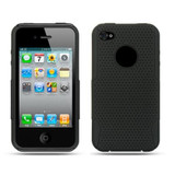 Compatible Both Ip4 Hybrid Case Bk Skin+Bk Apex/Black