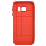 SAMSUNG GALAXY S7 EDGE DOTTED TPU BACK CASE - RED