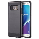 SAMSUNG GALAXY NOTE 7 SILKEE ARMOR ANTI SHOCK PC + TPU DUAL HYBRID CASE - BLACK